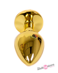 Thumbnail for NS Novelties - Rear Assets - Aluminum Butt Plug - Gold/Red - 3.5 Inch - Stag Shop