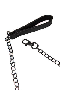 Thumbnail for NS Novelties - Renegade Bondage - Collar & Leash Set - Black - Stag Shop
