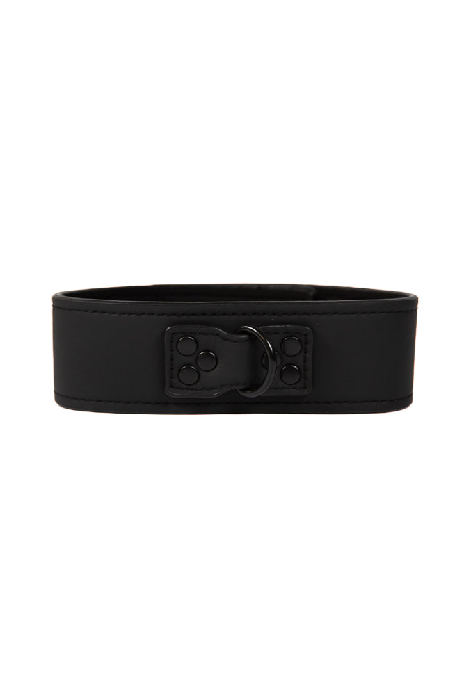 NS Novelties - Renegade Bondage - Collar & Leash Set - Black - Stag Shop