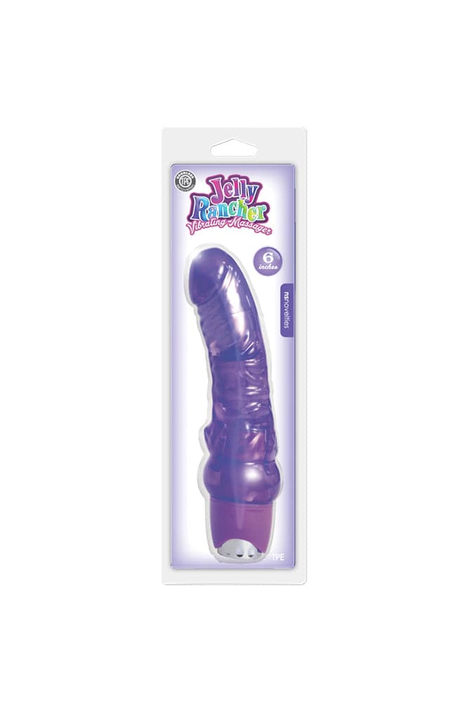NS Novelties - Jelly Rancher - 6 Inch Realistic Vibrator - Purple - Stag Shop
