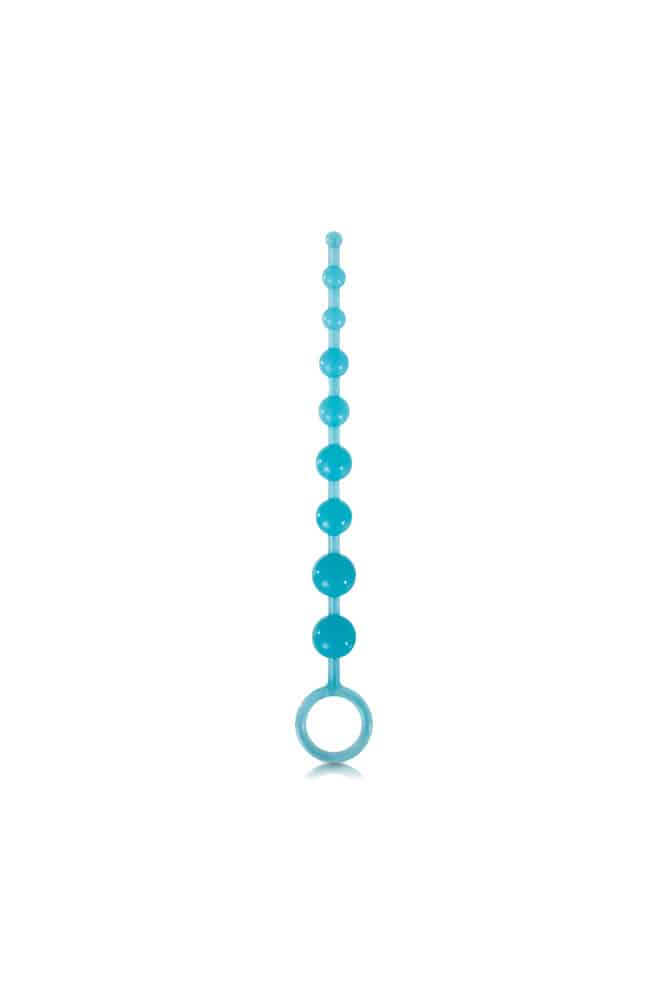 NS Novelties - Firefly - Pleasure Anal Beads - Blue - Stag Shop