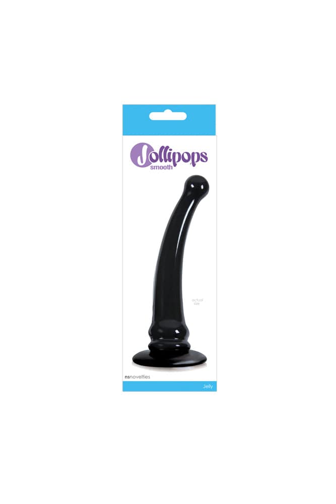 NS Novelties - Jollipops - Smooth Plug - Black - Stag Shop