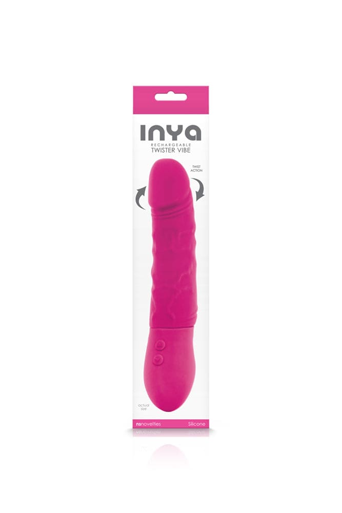 NS Novelties - INYA - Twister Rotating Vibrator - Pink - Stag Shop