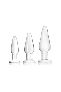 Thumbnail for NS Novelties - Crystal - Tapered Anal Trainer Kit - Clear - Stag Shop