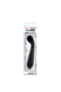 Thumbnail for NS Novelties - Crystal - Glass G-Spot Wand - Charcoal - Stag Shop