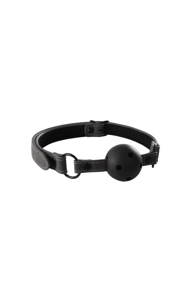 NS Novelties - Renegade - Bondage - Ball Gag - Black - Stag Shop