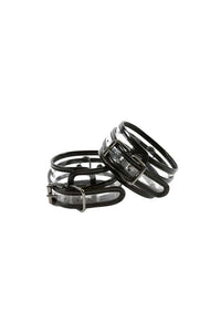 Thumbnail for NS Novelties - Bare Bondage - Vinyl Wrist Cuffs - Stag Shop
