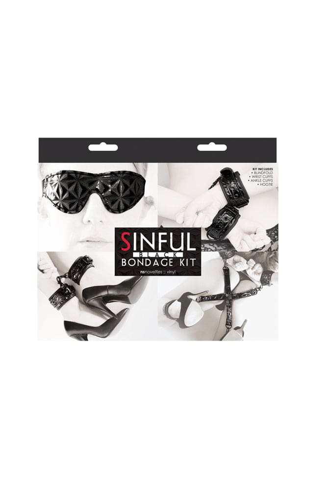 NS Novelties - Sinful - Bondage Kit - Assorted Colours - Stag Shop
