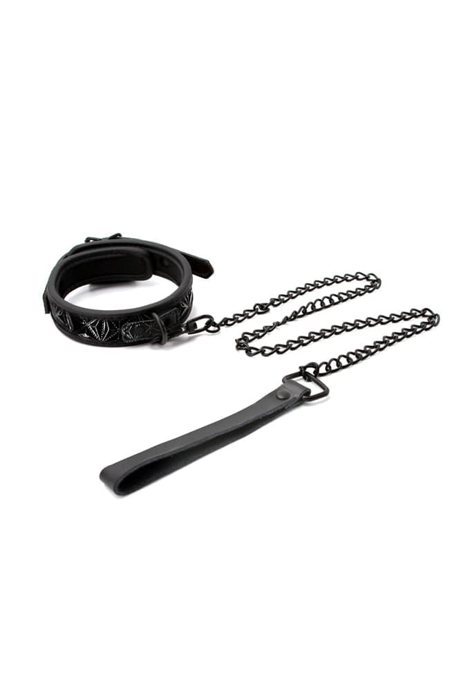 NS Novelties - Sinful - 1 Inch Collar & Leash - Assorted Colours - Stag Shop