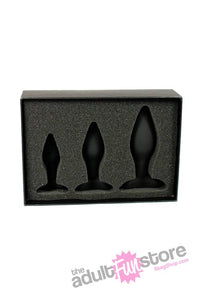 Thumbnail for ONYXXX - Tushe Silicone Anal Trainer Kit - Black - Stag Shop