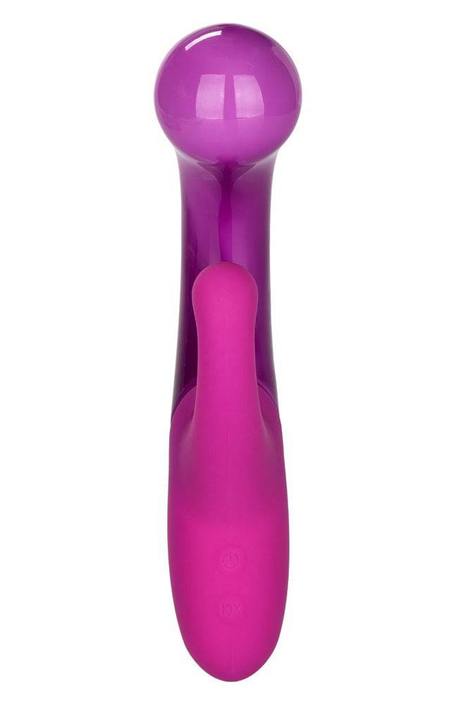 Jopen - Opal - Dual Vibrating Glass Massager - Purple - Stag Shop