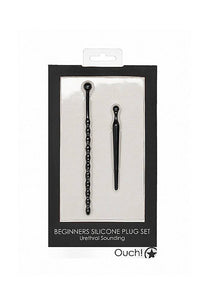 Thumbnail for Ouch by Shots Toys - Beginner's Urethral Plug Set - Black - Stag Shop