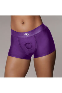 Thumbnail for Ouch by Shots Toys - Vibrating Strap-on Boxer - Various Sizes & Colors