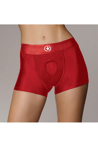 Thumbnail for Ouch by Shots Toys - Vibrating Strap-on Boxer - Various Sizes & Colors