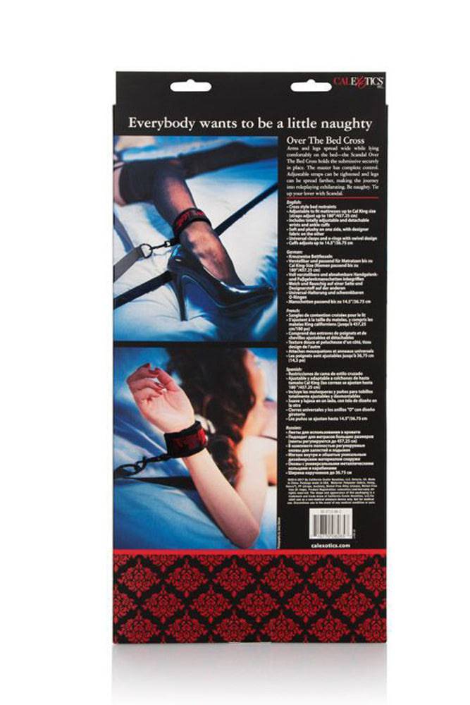 Cal Exotics - Scandal - Over the Bed Cross Restraint - Stag Shop