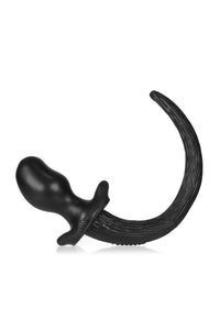 Thumbnail for Oxballs - Puppy Tail Butt Plug - Bulldog Large - Black - Stag Shop