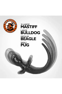 Thumbnail for Oxballs - Puppy Tail Anal Plug - Beagle Medium - Black - Stag Shop