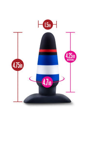 Thumbnail for Blush Novelties - Avant - Pride P4 - Power Play - Silicone Butt Plug - Stag Shop
