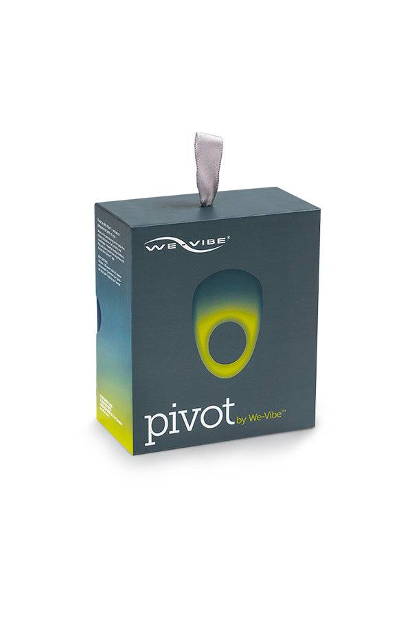 We-Vibe - Pivot - Vibrating Cock Ring - Blue - Stag Shop