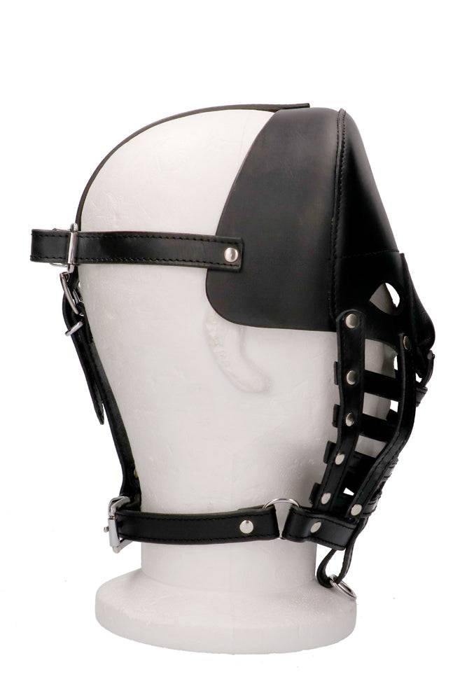 Ouch by Shots - Leather Male Mask - Black - Stag Shop