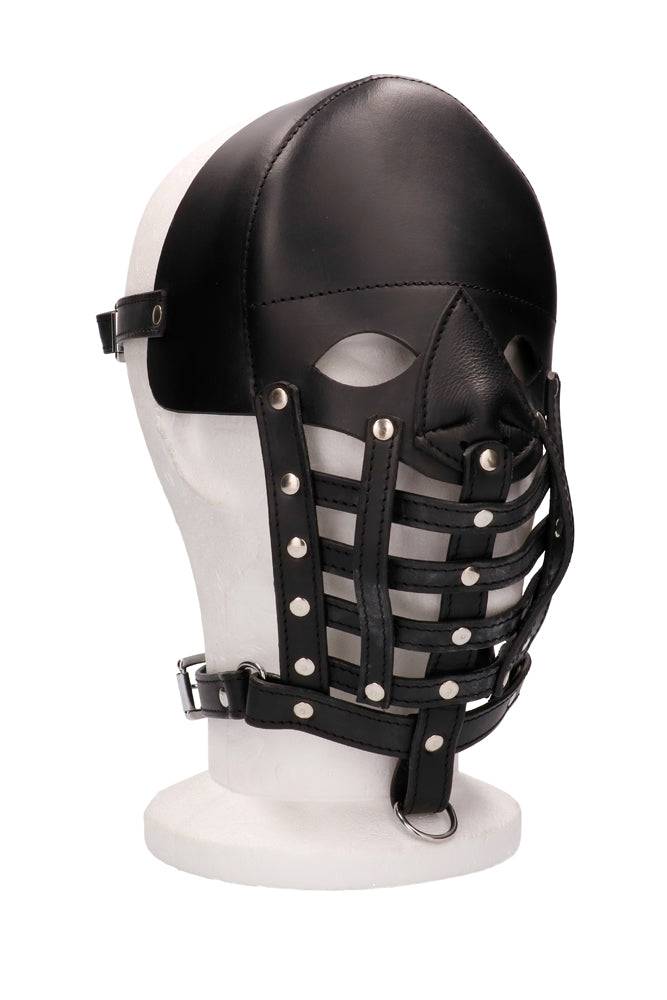 Ouch by Shots - Leather Male Mask - Black - Stag Shop