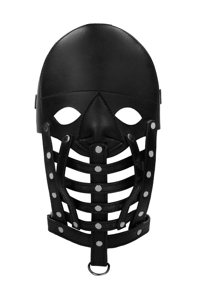 Ouch by Shots - Leather Male Mask - Black - Stag Shop