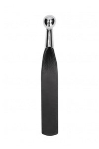 Thumbnail for Shots Toys - Pain - Metal Ball Handle Leather Saddle Paddle - Stag Shop