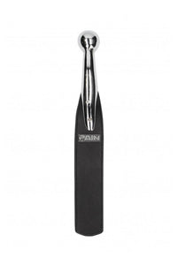 Thumbnail for Shots Toys - Pain - Metal Ball Handle Leather Saddle Paddle - Stag Shop