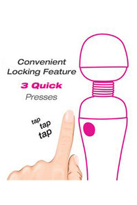 Thumbnail for PalmPower - Original Massage Wand - Pink/Black - Stag Shop