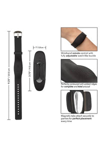 Thumbnail for Cal Exotics - Lock-N-Play Wristband Remote Panty Vibrator - Black - Stag Shop