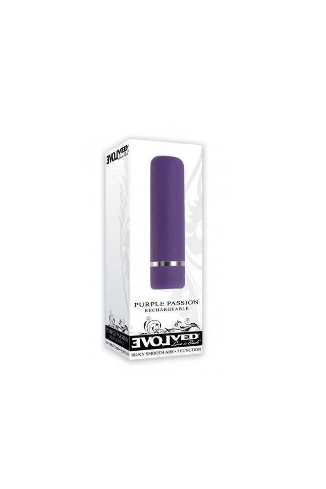 Evolved - Petite Purple Passion Rechargeable Bullet - Purple - Stag Shop