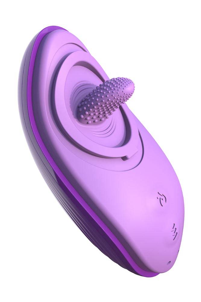 Pipedream - Fantasy For Her - Her Silicone Fun Tongue Warming Tongue Vibrator - Stag Shop