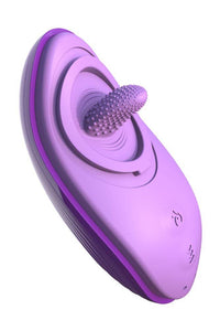 Thumbnail for Pipedream - Fantasy For Her - Her Silicone Fun Tongue Warming Tongue Vibrator - Stag Shop