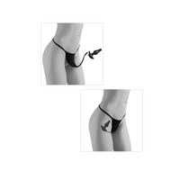 Thumbnail for Pipedream - Hookup Panties - Crotchless Love Garter with Attachable Butt Plug - Size S-L - Stag Shop