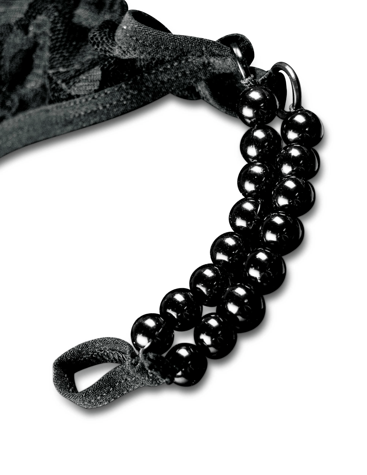 Pipedream - Hookup Panties - Crotchless Pleasure Panties with Clitoral Beads & Attachable Butt Plug - Size S-L - Stag Shop