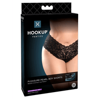 Thumbnail for Pipedream - Hookup Panties - Pleasure Pearl Boy Shorts with Stimulating Pearls - Size XL-XXL - Stag Shop