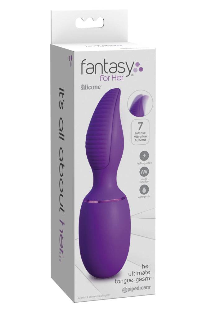 Pipedream - Fantasy For Her - Her Ultimate Tongue-Gasm Oral Sex Vibrator - Stag Shop