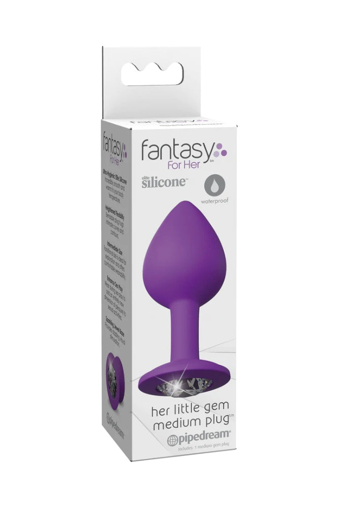 Pipedream - Fantasy For Her - Little Gem Butt Plug - Assorted Sizes - Stag Shop