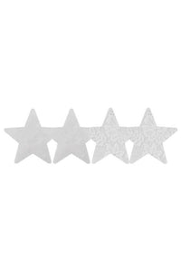 Thumbnail for X-Gen - Peekaboos - Luminous Stars Pasties - White - Stag Shop