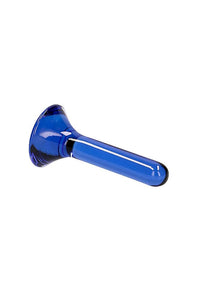 Thumbnail for Shots Toys - Chrystalino - Pin Glass Butt Plug - Blue - Stag Shop