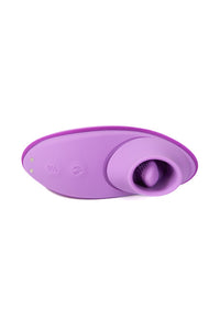 Thumbnail for Pipedream - Fantasy For Her - Her Silicone Fun Tongue Warming Tongue Vibrator - Purple - Stag Shop