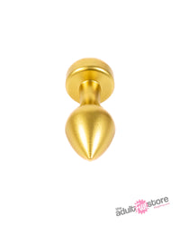 Thumbnail for Pipedream - Fetish Fantasy Gold - Mini Luv Butt Plug - Gold - Stag Shop