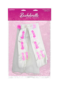Thumbnail for Pipedream - Bachelorette Party Favors - Light Up Veil with Penis Lights - Stag Shop