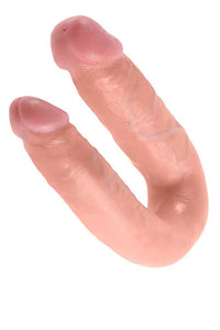 Thumbnail for Pipedream - King Cock - Double Trouble Curved Ultra Realistic Double Ended Dildo - Medium - Beige - Stag Shop