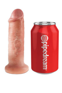 Thumbnail for Pipedream - King Cock - Vibrating Mini Sex Ball with Realistic Dildo - 6 inch - Beige/Black - Stag Shop