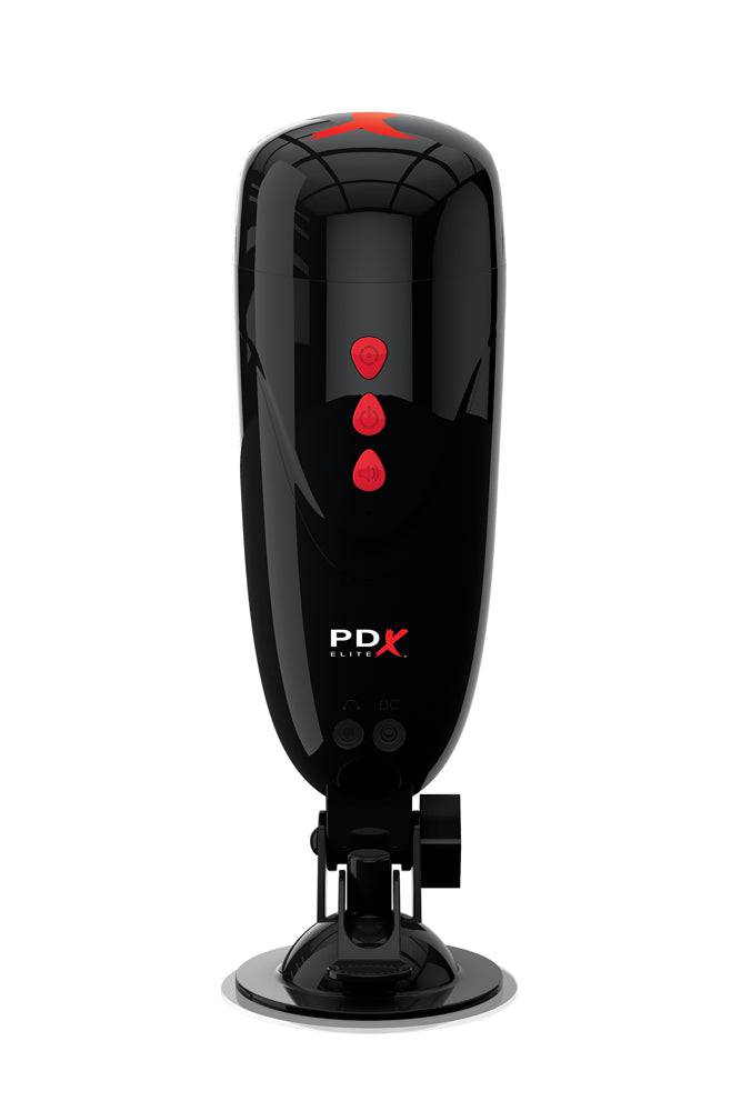 Pipedream Extreme - PDX Elite - Dirty Talk Interactive Vibrating Stroker - Stag Shop