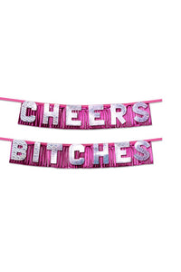 Thumbnail for Pipedream - Bachelorette Party Favors - Cheers Bitches Party Banner - Stag Shop