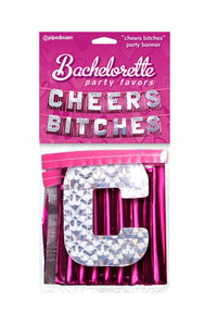 Thumbnail for Pipedream - Bachelorette Party Favors - Cheers Bitches Party Banner - Stag Shop
