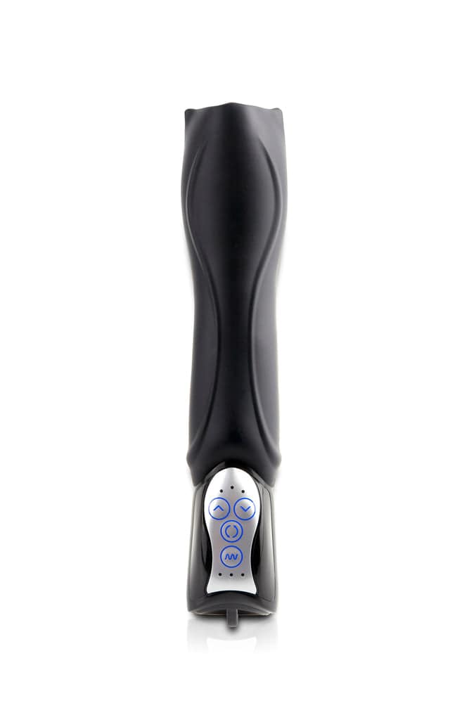 Pipedream Extreme - Vibrating Roto-Teazer Head Masturbator - Black - Stag Shop
