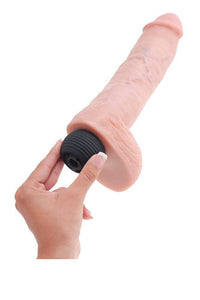 Thumbnail for Pipedream - King Cock - Squirting Realistic Cock with Balls - 10 inch - Beige - Stag Shop